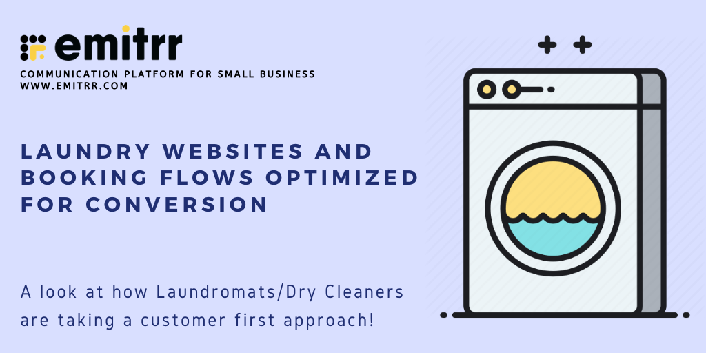 Laundry Website and Booking Flow
