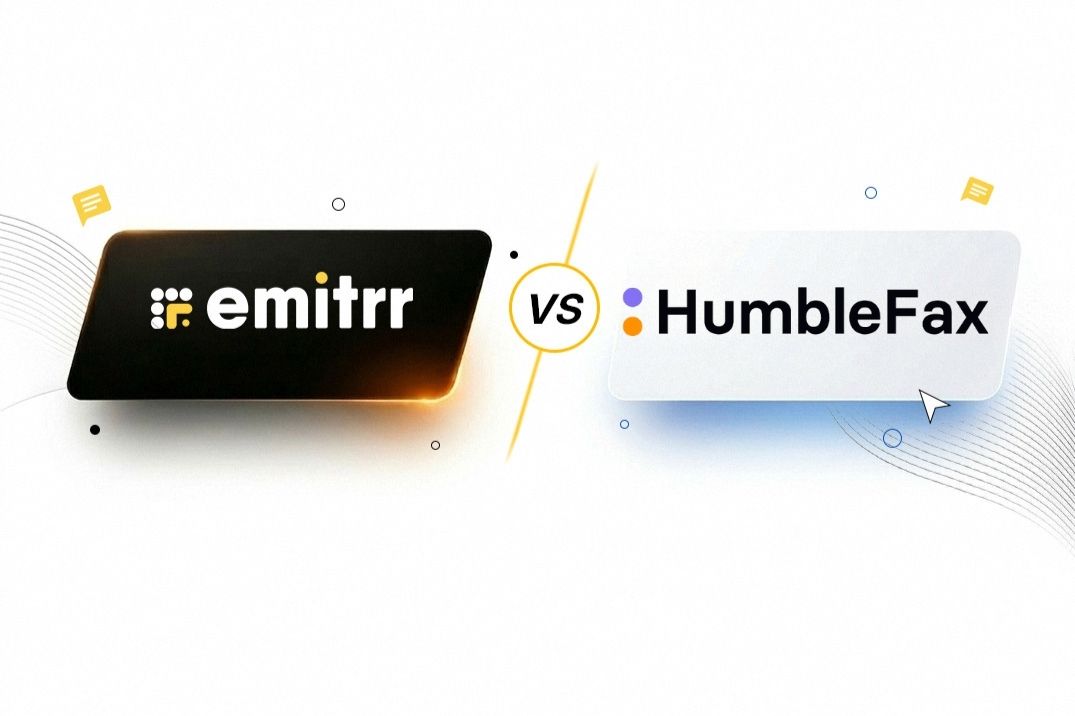 Emitrr vs HumbleFax Smarter HIPAA-Compliant Faxing