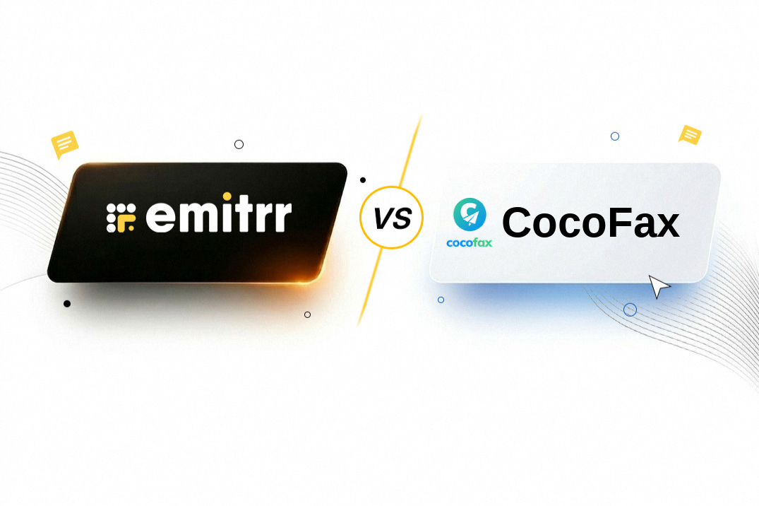 Emitrr vs CocoFax Smarter HIPAA Faxing