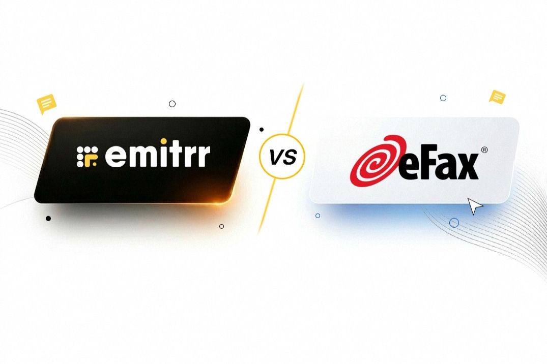 Emitrr vs eFax: AI-Powered Fax and Messaging