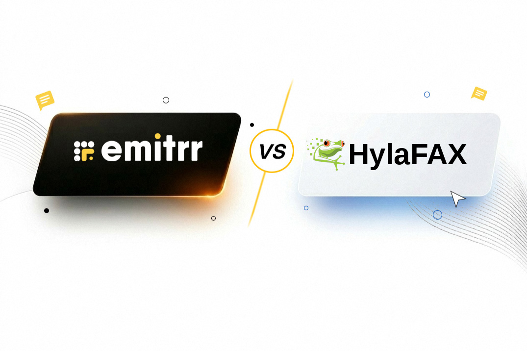 Emitrr vs HylaFAX: Secure Modern Faxing Solution