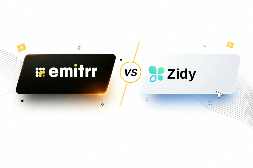 Emitrr vs Zidy AI Smarter Review Management