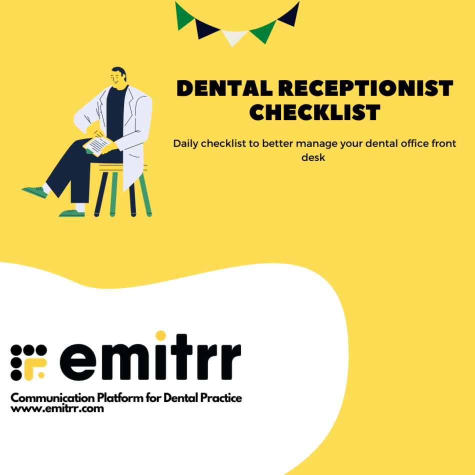The ultimate dental receptionist checklist