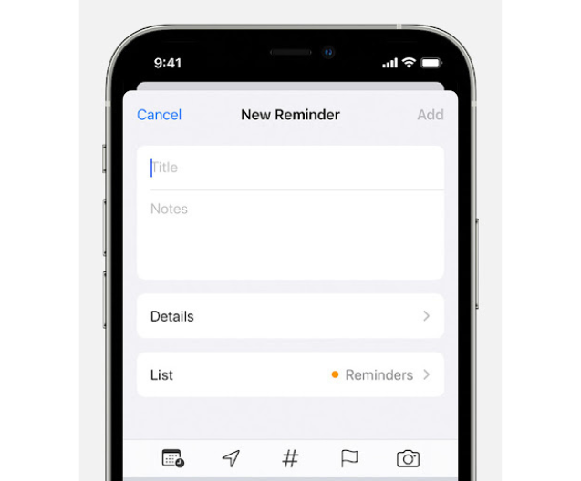 reminder iphone