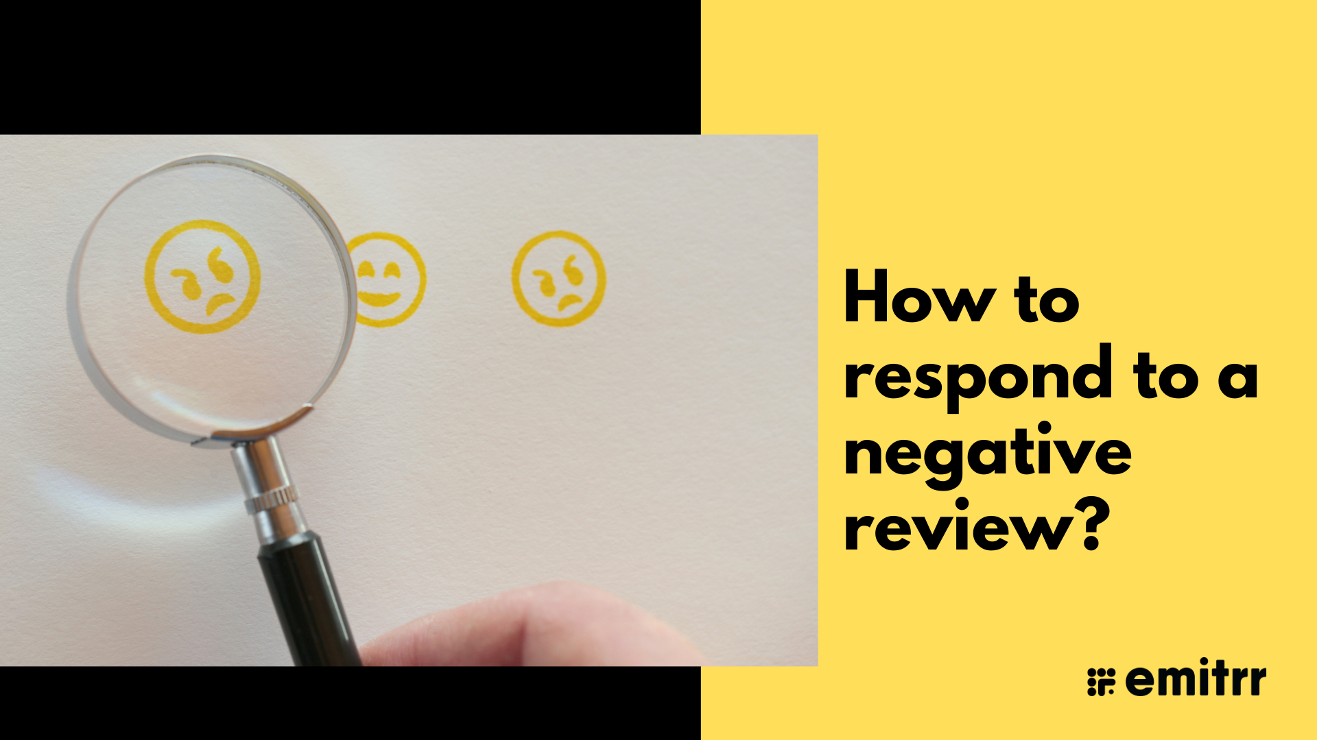 How to respond to a negative review?