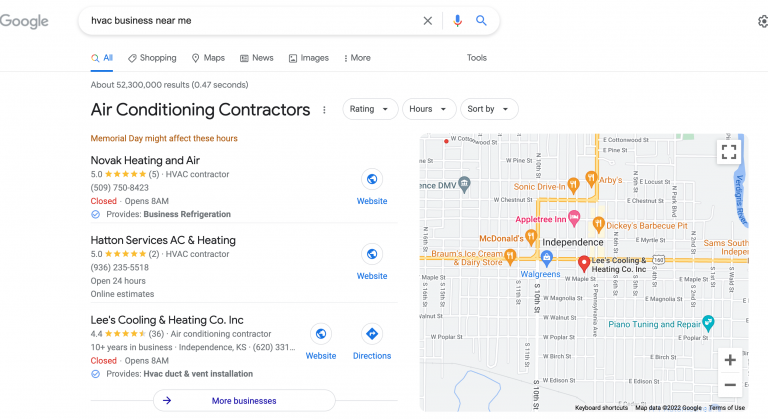 Local HVAC SEO