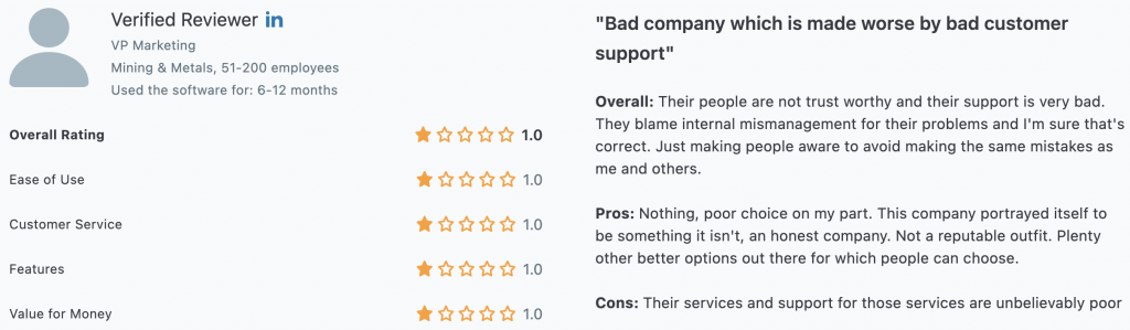 Customer Review