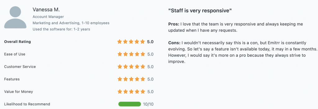 Customer Review