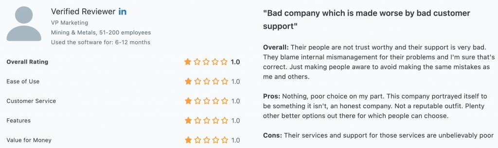 Customer Review