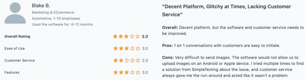 Customer Review