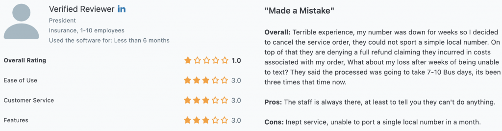 Customer Review