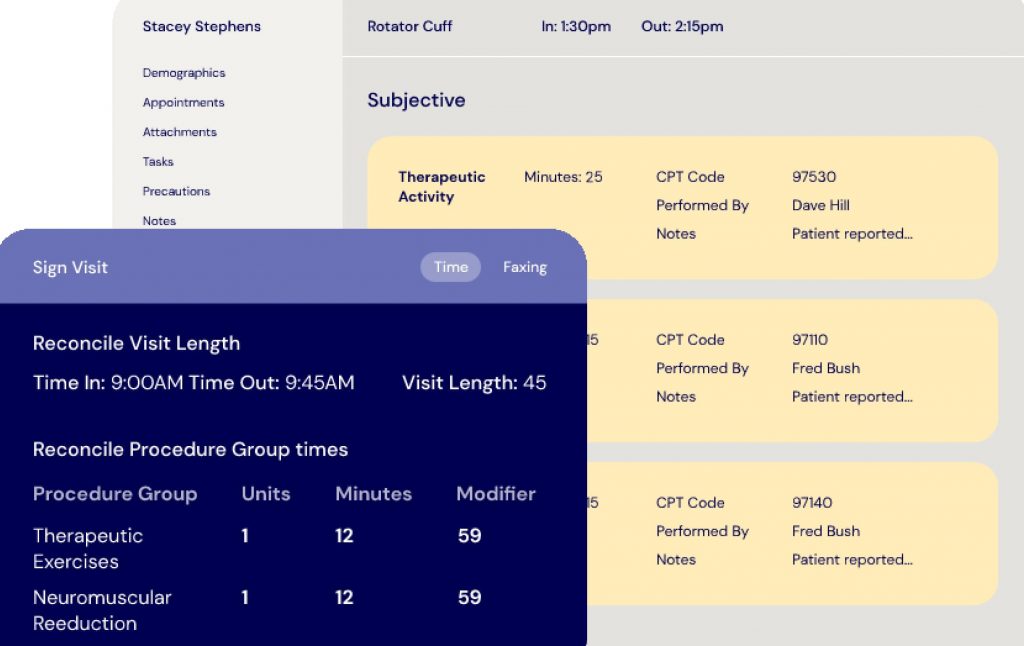 webpt patient texting dashboard