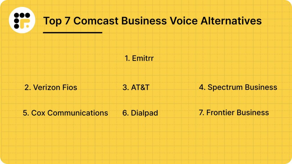 Top 7 Comcast Business Voice Alternatives