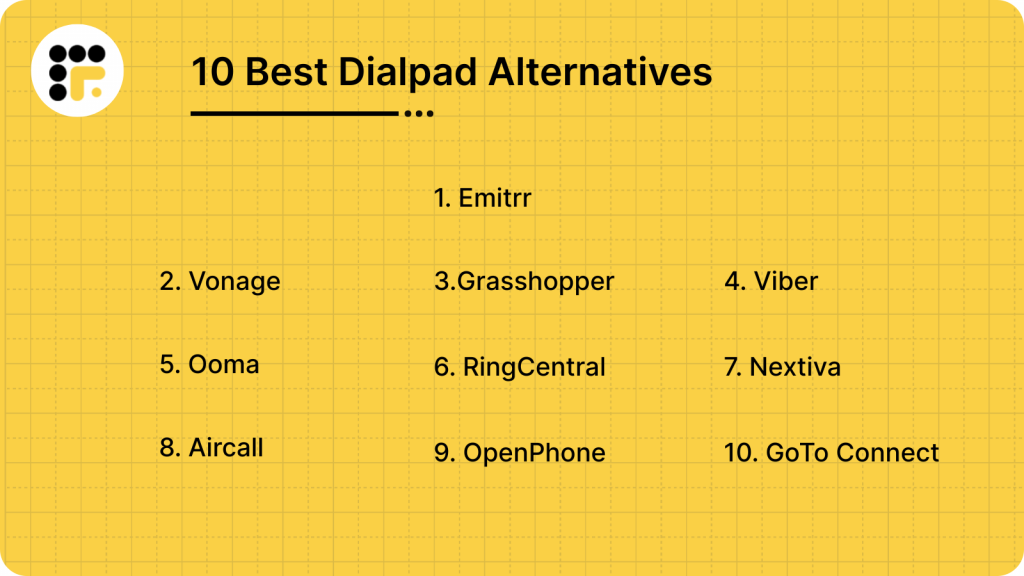 Dialpad Alternatives