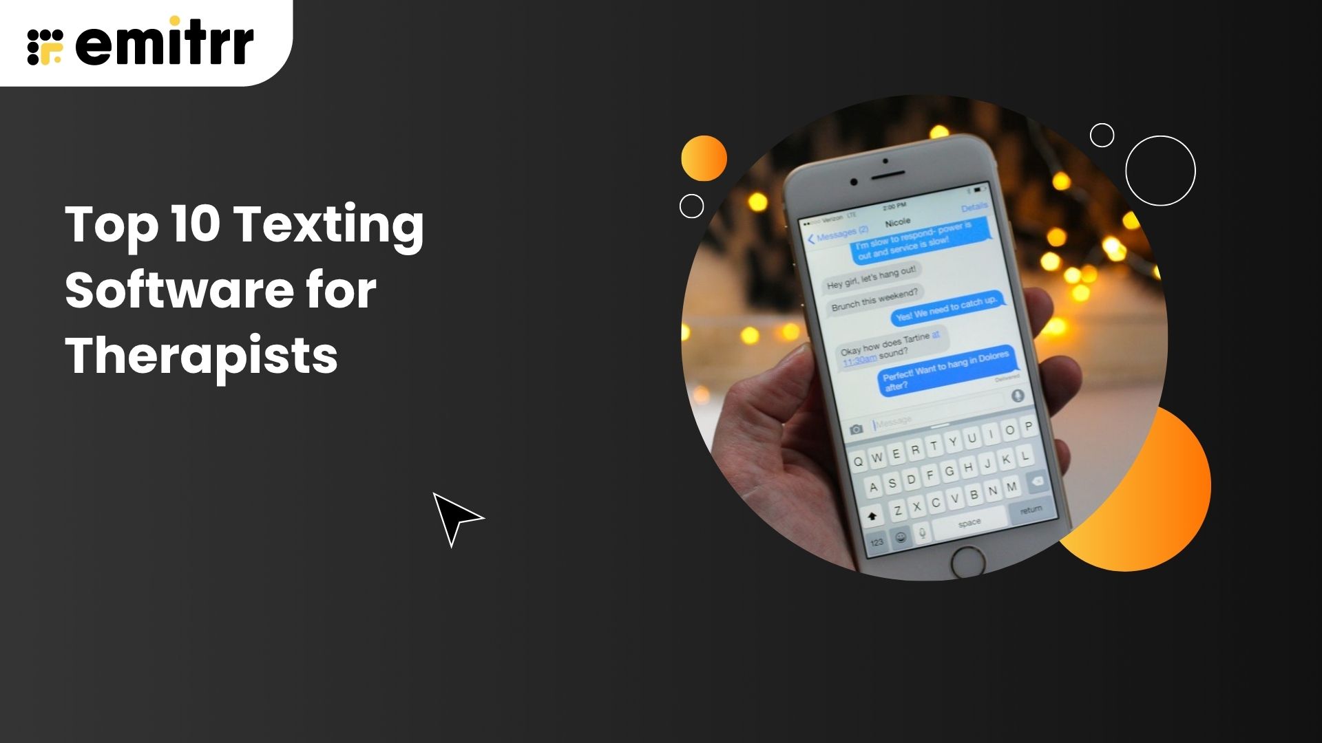 Top 10 Texting software for Therapy