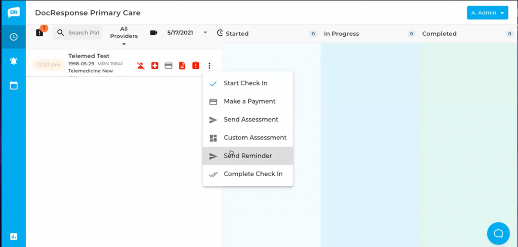 DocResponse dashboard