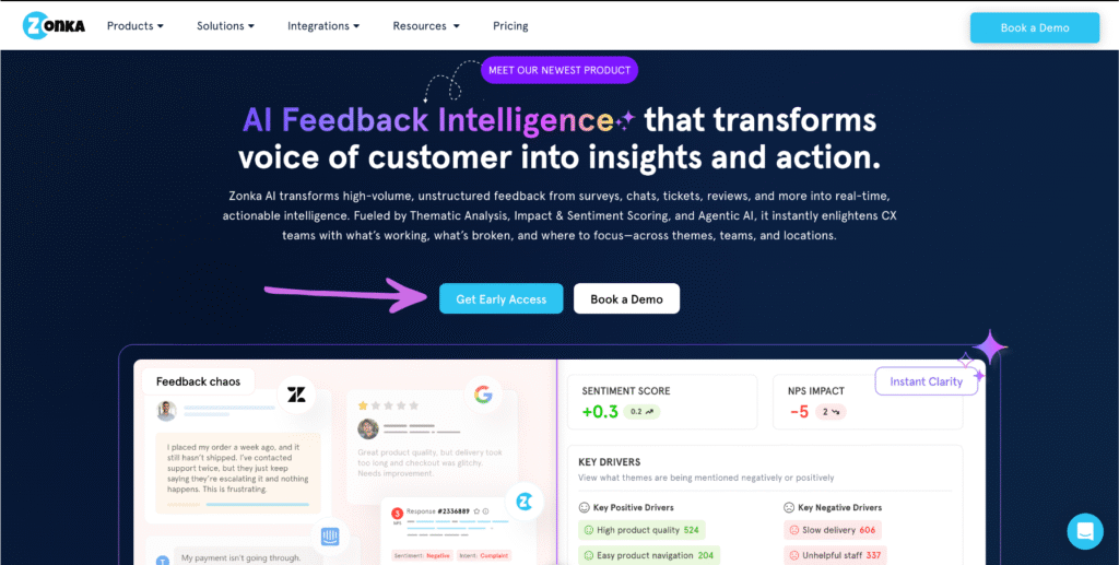 zonka feedback homepage