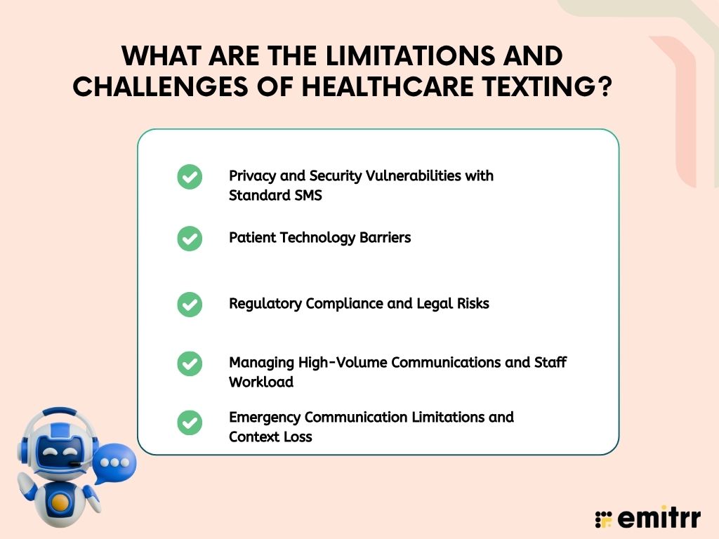 What Are the Limitations and Challenges of Healthcare Texting?