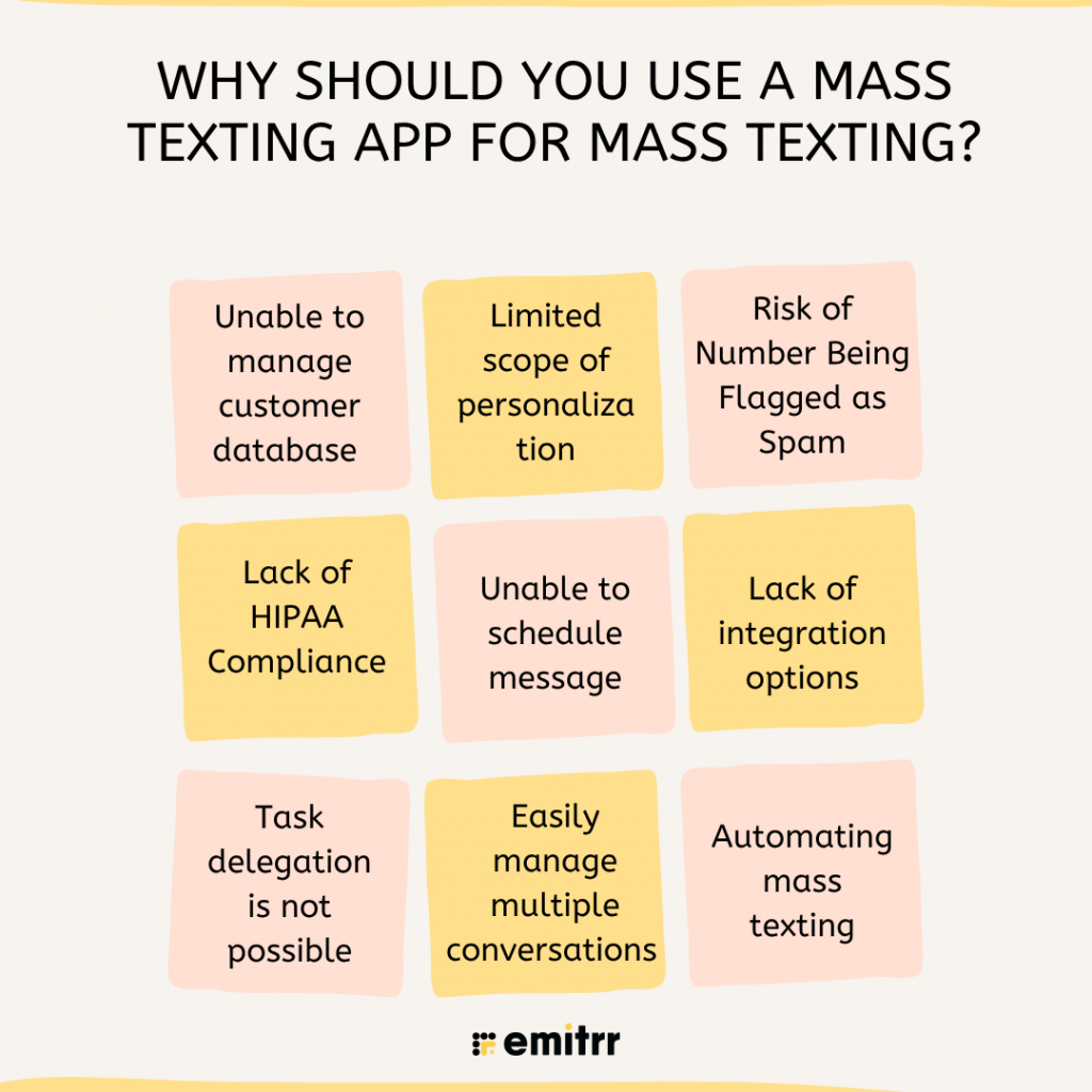 Mass texting