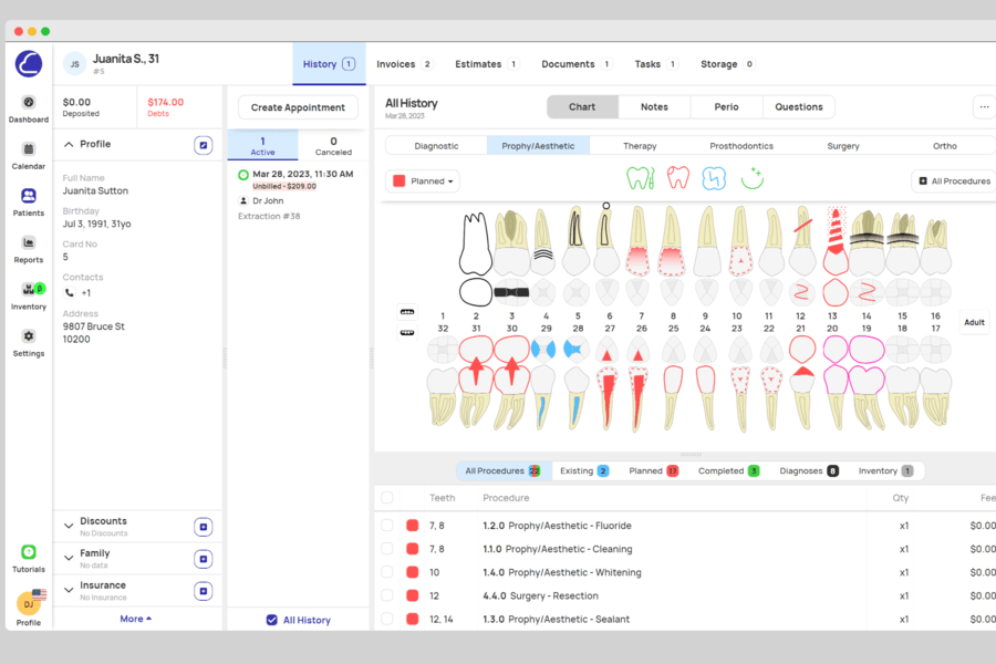 dentaltap dashboard image