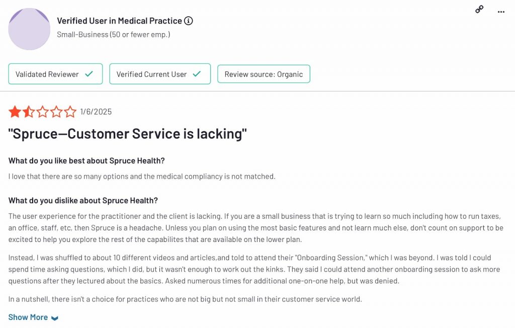 SpruceHealth reviews