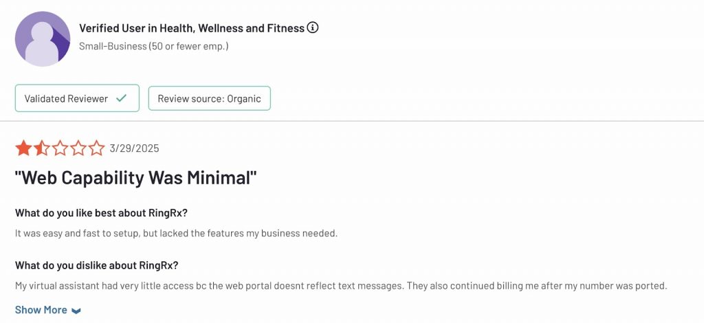 RingRx reviews