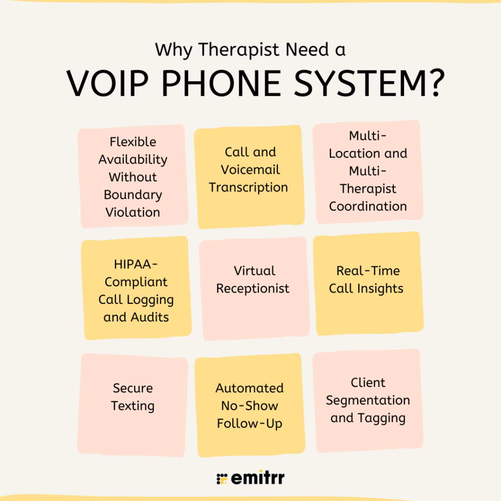 Why Therapists Need a VoIP Phone System?