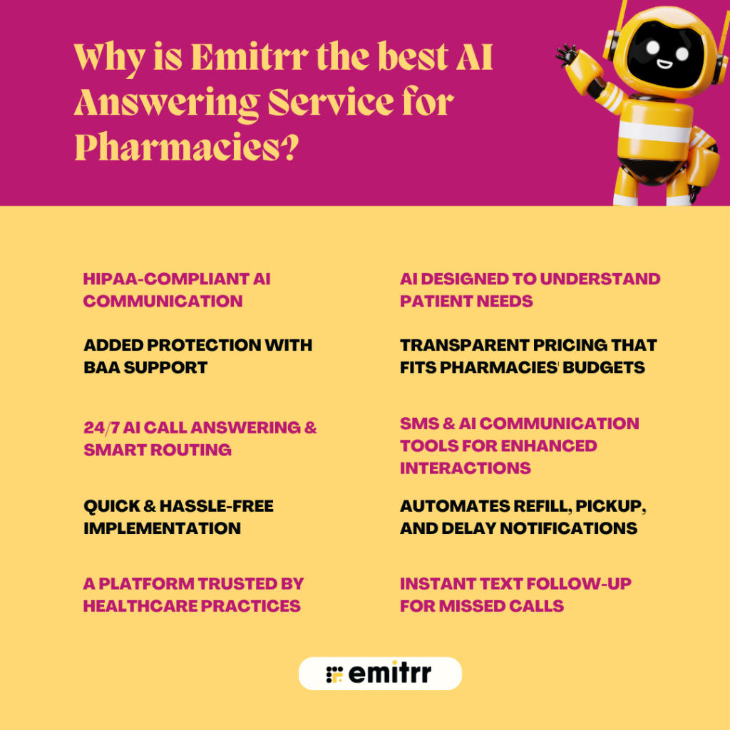 AI phone system for pharmacies