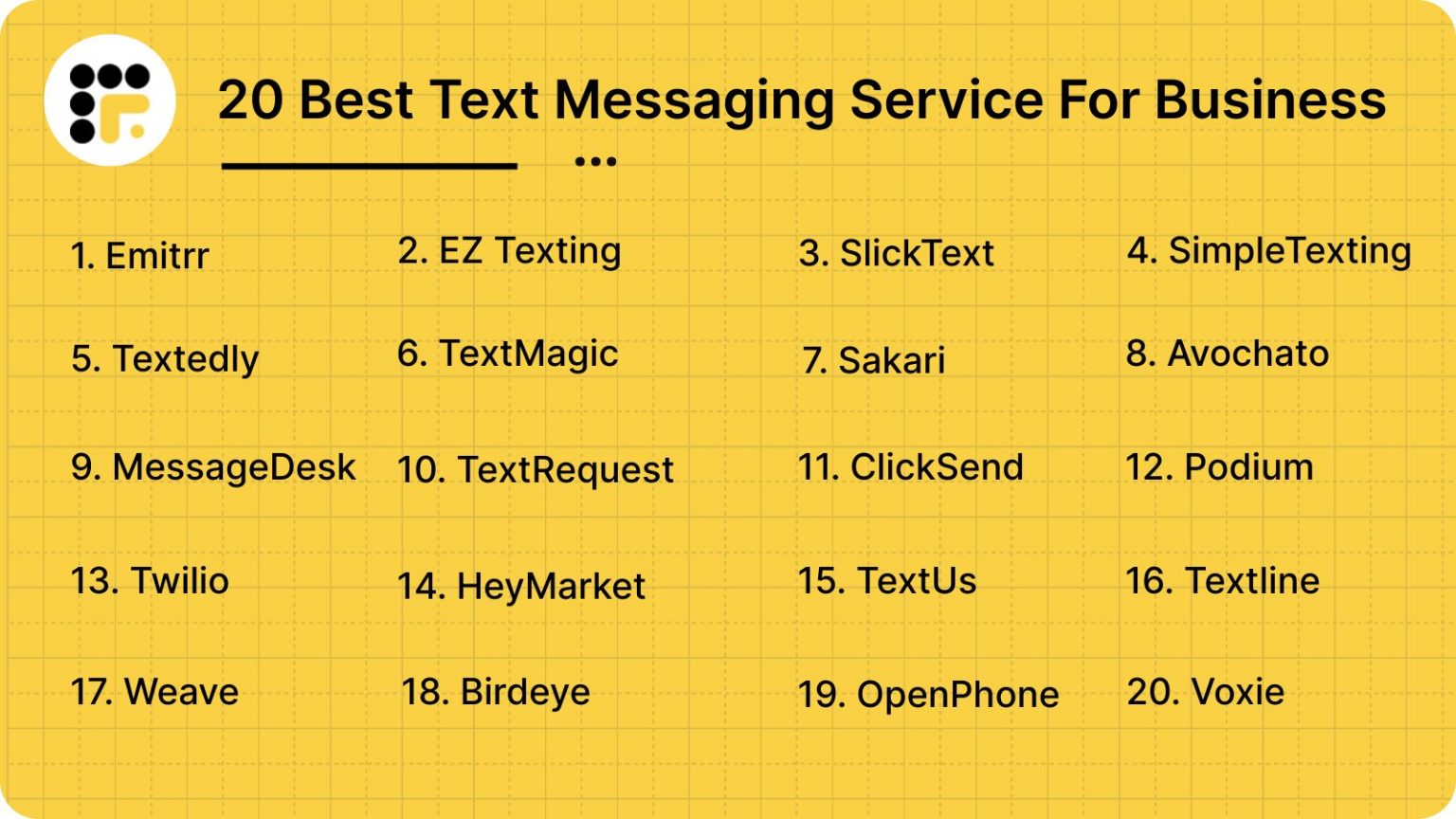 Text Service Options 20 Best Text Messaging Service For Business