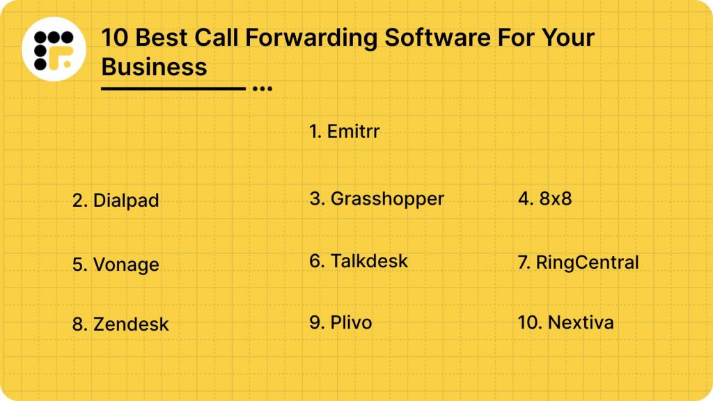 Call forwarding software