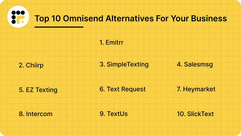 Top 10 Omnisend Alternatives For Your Business