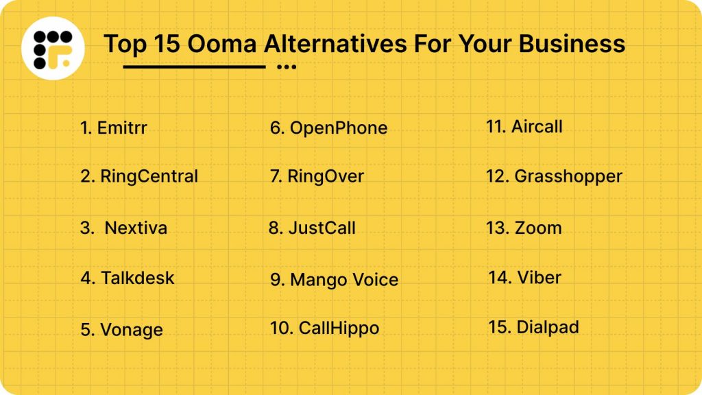 Top 15 Ooma Alternatives For Your Business