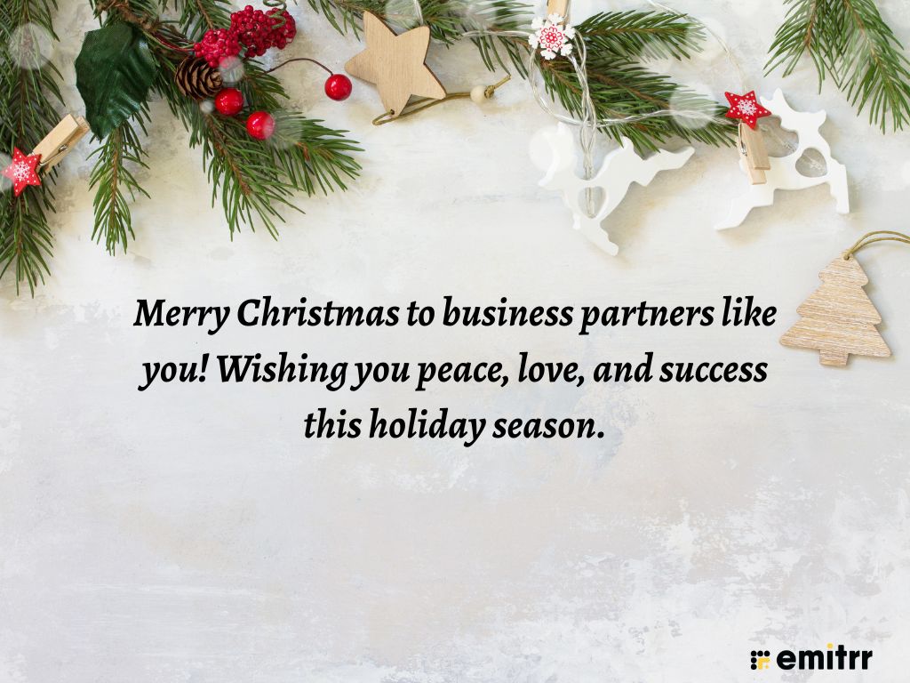 Heartwarming Christmas Message card