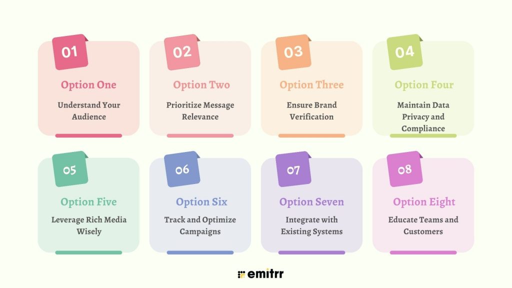 Key Considerations for RCS Messaging