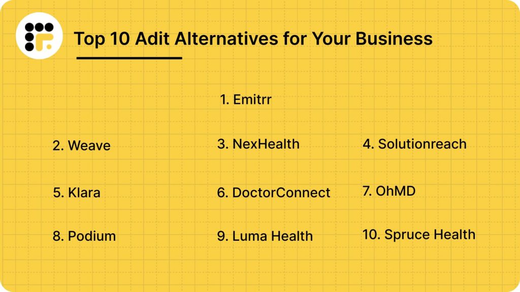 Top 10 Adit Alternatives for Your Business