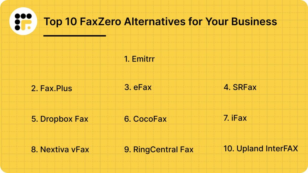 Top 10 FaxZero Alternatives for Your Business