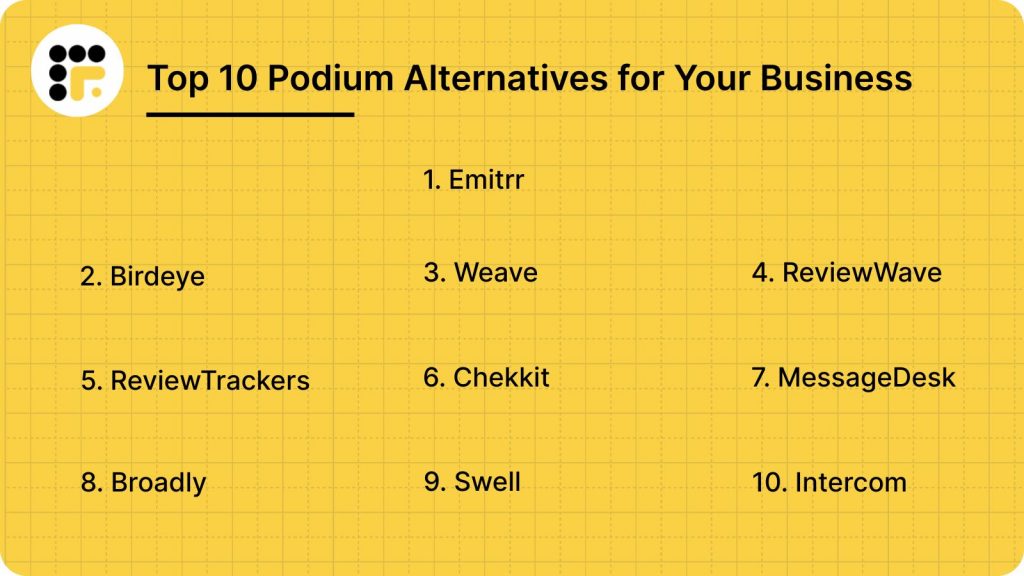 Top 10 Podium Alternatives for Your Business