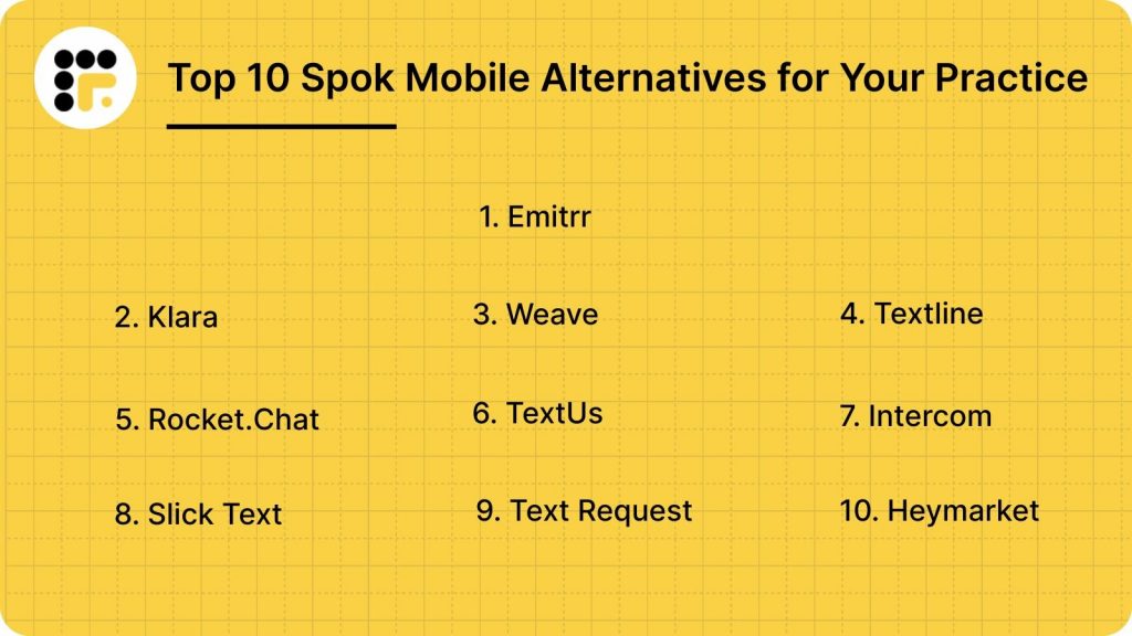 Top 10 Spok Mobile Alternatives for Your Practice