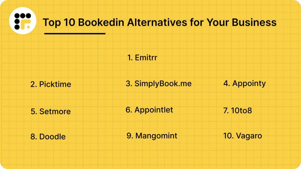 Top 10 Bookedin Alternatives for Your Business