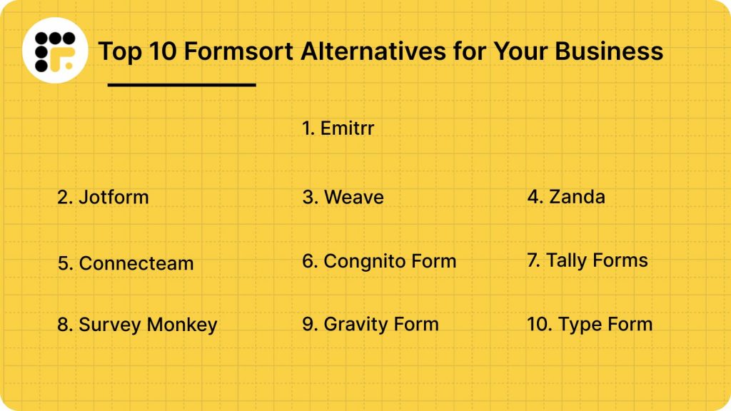 Top 10 Formsort Alternatives for Your Business