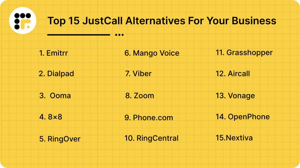 Top 15 JustCall Alternatives For Your Business