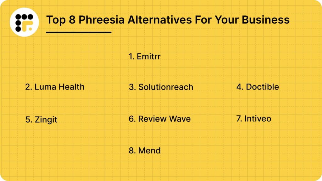 Top 8 Phreesia Alternatives For Your Business