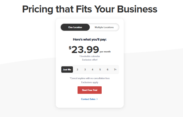 image showing Vagaro Pricing