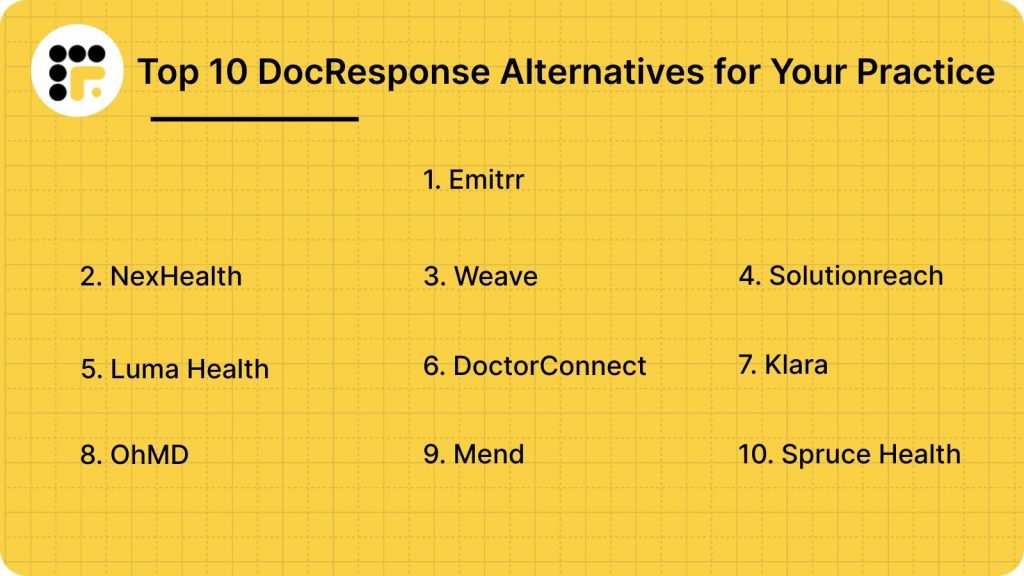 Top 10 DocResponse Alternatives for Your Practice