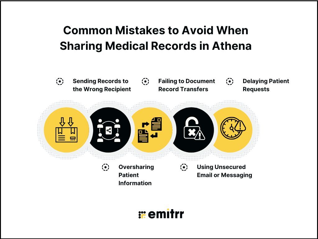 Common Mistakes to Avoid When Sharing Medical Records in Athena