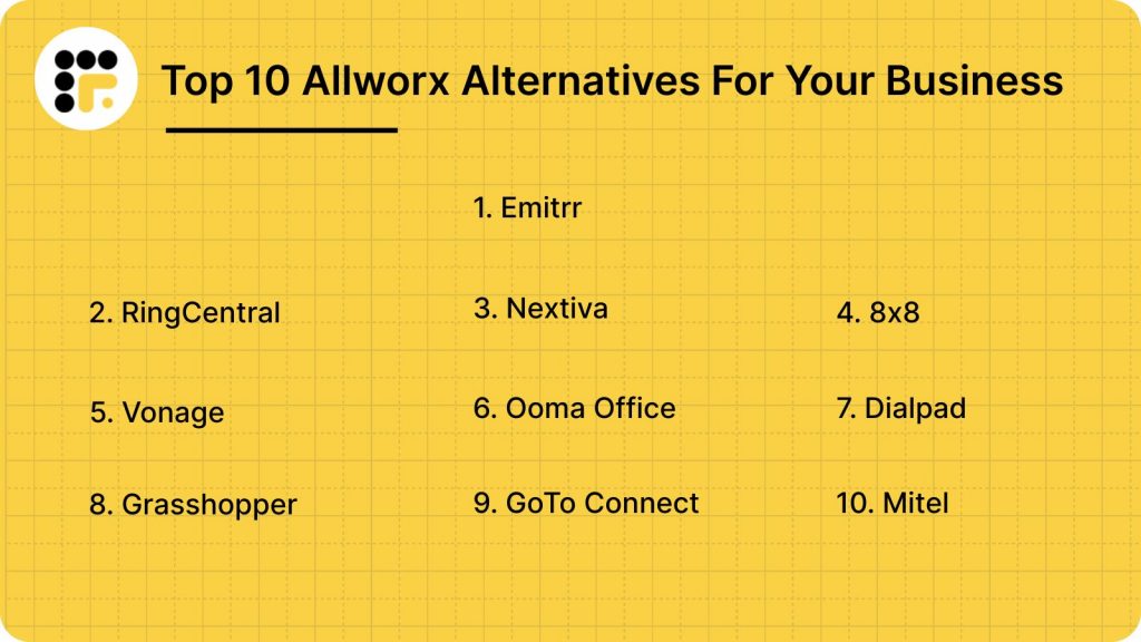 Top 10 Allworx Alternatives for Your Business