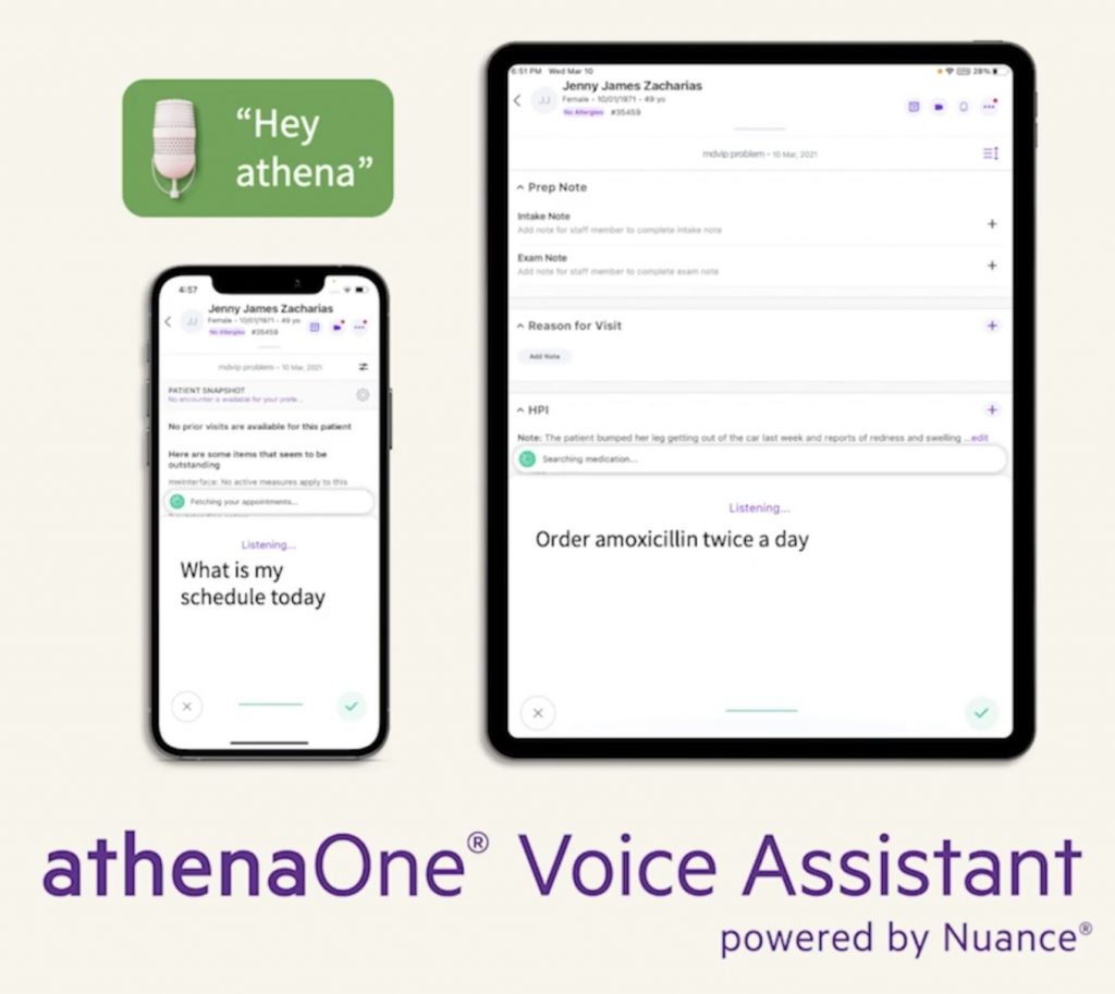 athenaOne Voice Assistant