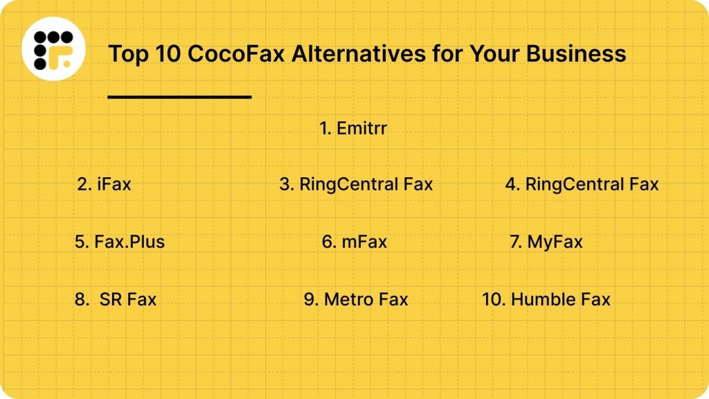Top 10 CocoFax Alternatives for Your Business