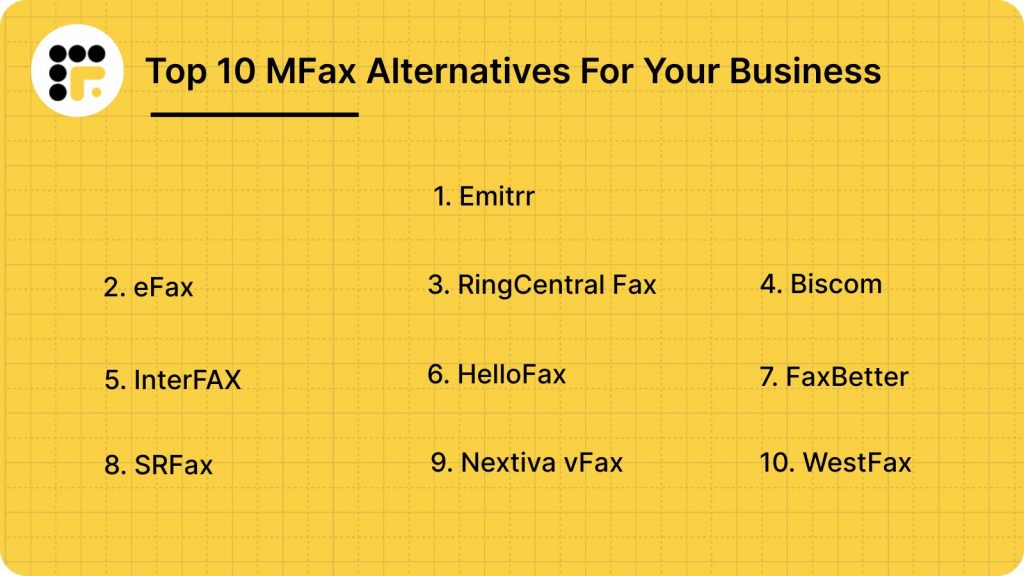 Top 10 MFax Alternatives For Your Business