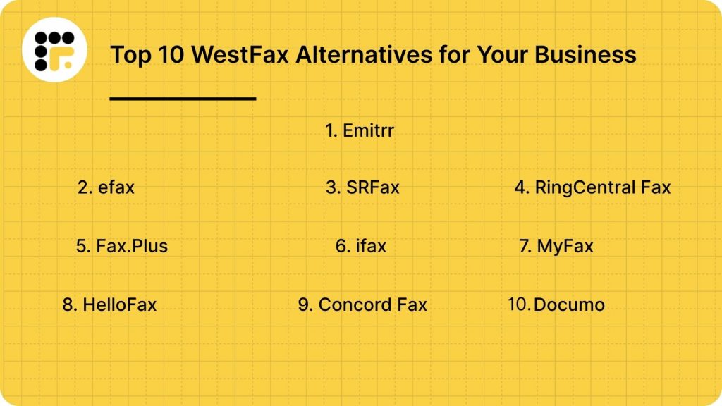 Top 10 Westfax Alternatives For Your Business